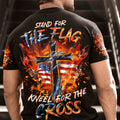 Stand For The Flag Kneel For The Cross Men's All Over Print Shirt - Tltr0707231