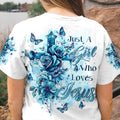 Just A Girl Who Loves Jesus Women's All Over Print Shirt - Tltr0103249