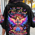 The Joy Of The Lord Cross Wings Women's All Over Print Shirt - Tlnt1206241