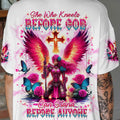 She Who Kneels Before God Women's All Over Print Shirt - Tlnt2304242
