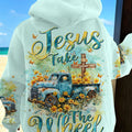 Jesus Take The Wheel Women's All Over Print Shirt - Tlnt0803243