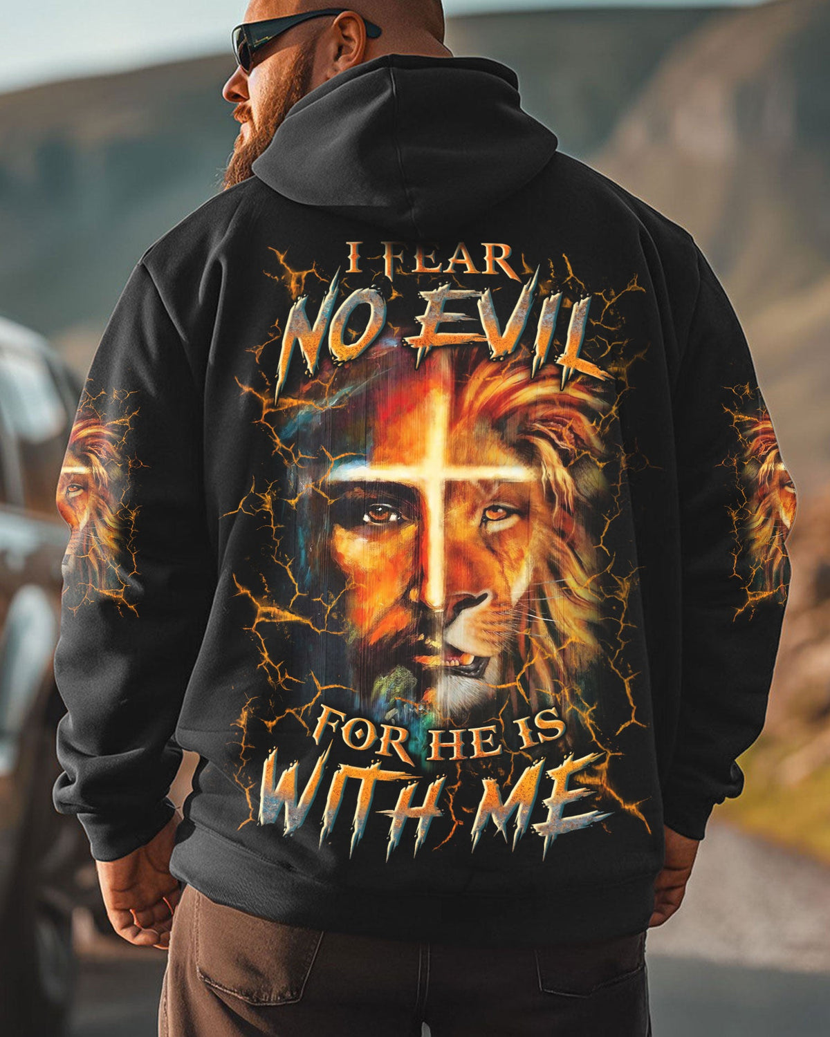 I Fear No Evil For He Is With Me Men's All Over Print Shirt - Yhln1302251