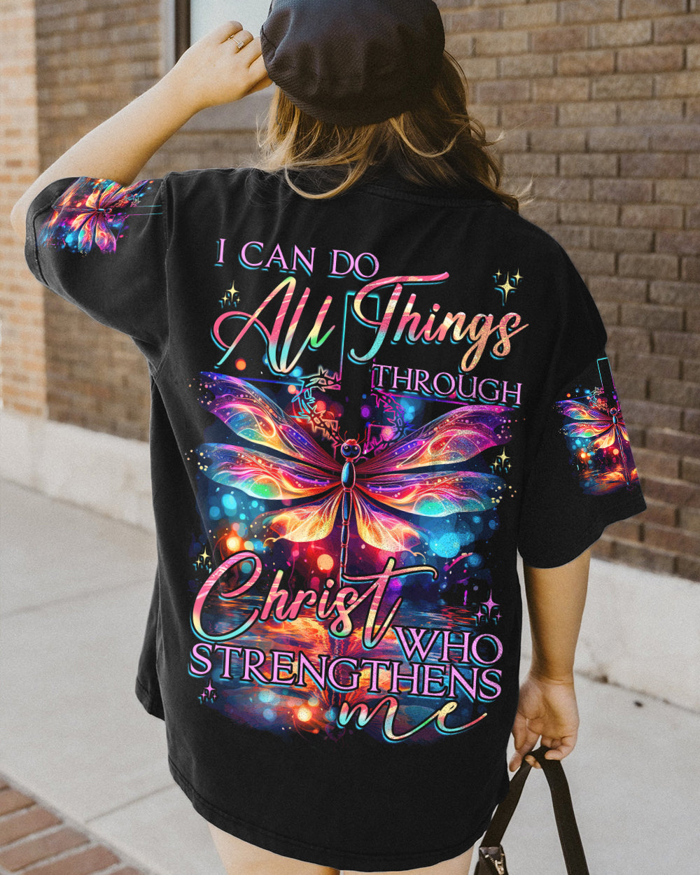 I Can Do All Things Dragonflies Women's All Over Print Shirt - Tytd2706232