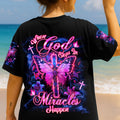 When God Steps In Miracles Happen Women's All Over Print Shirt - Tlnt1906251
