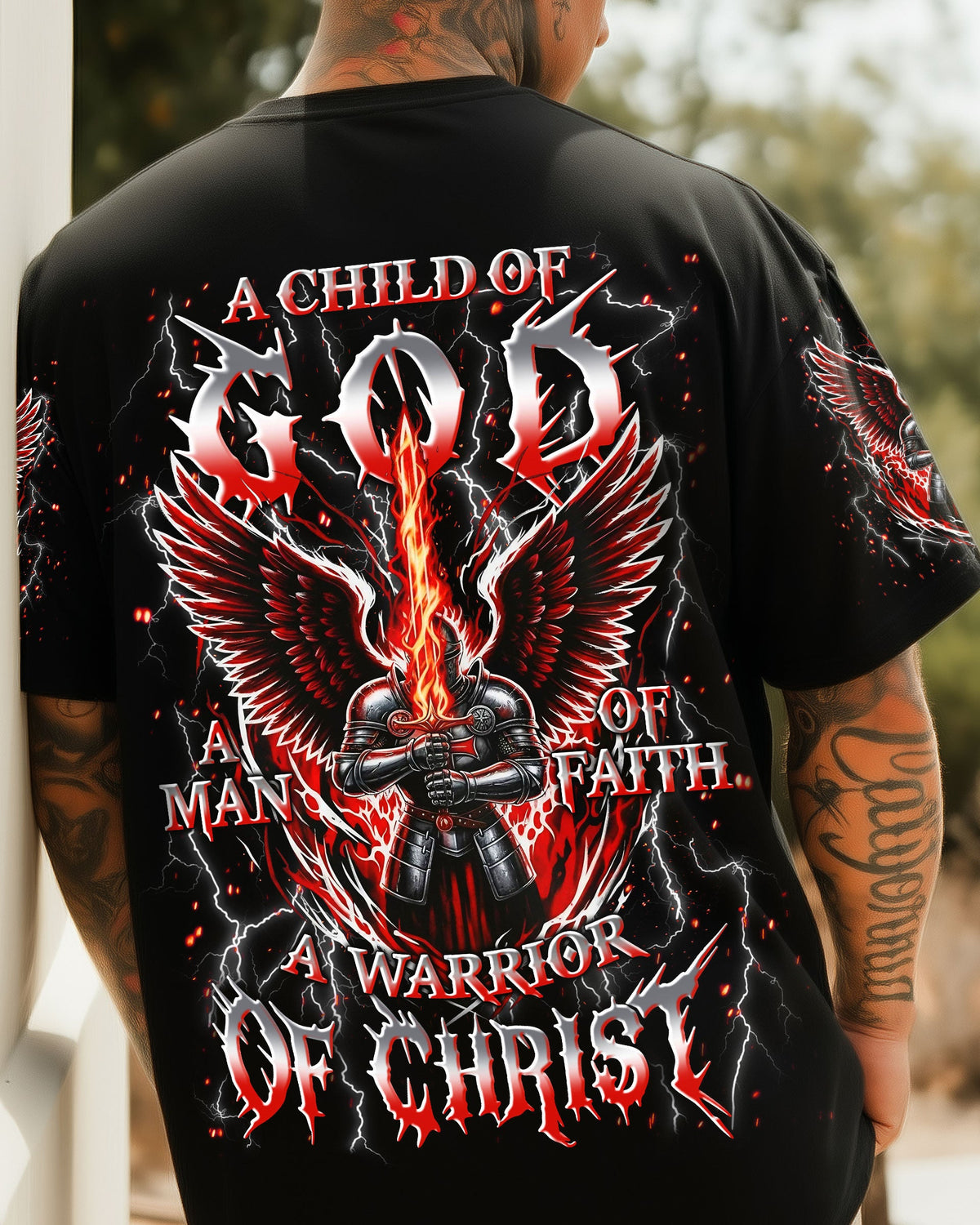 A Warrior Of Christ Men's All Over Print Shirt - Yhln1811252