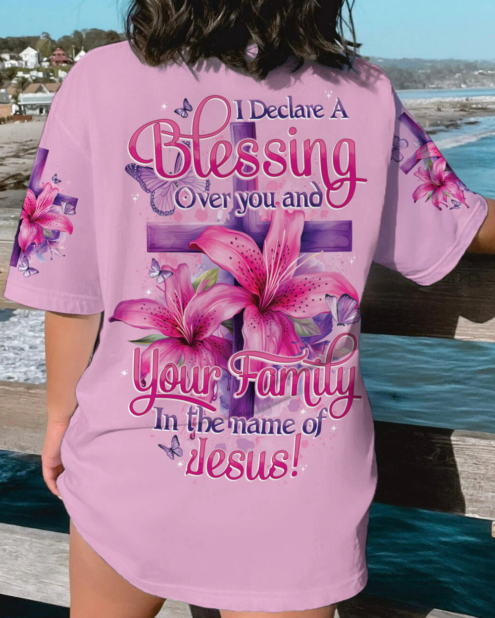 Blessing In The Name Of Jesus Women's All Over Print Shirt - Tytd2201242