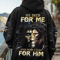 He Died For Me Lion Men's All Over Print Shirt - Tlnt0603252