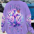 All My Hope Is In Jesus Lavender Women's All Over Print Shirt - Tlnt2401243
