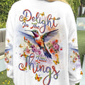 Delight In The Little Things Hummingbird Women's All Over Print Shirt - Tlnt1101243