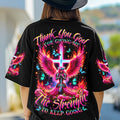 Thank You God Jesus Warrior Women's All Over Print Shirt    - Tltr1705253