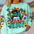 Just A Girl Who Loves Jesus Women's All Over Print Shirt - Tltr2209233
