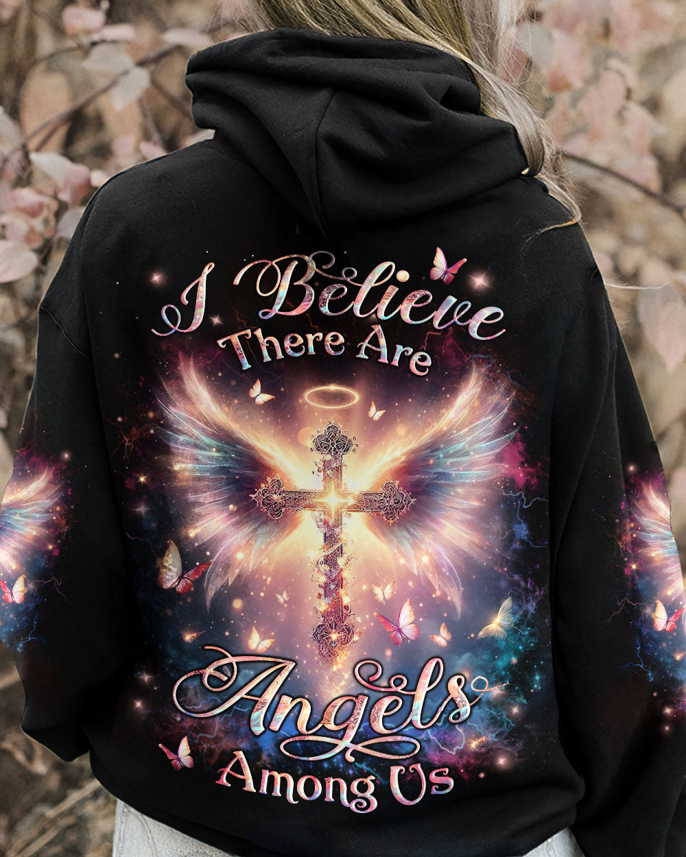 I Believe There Are Angels Among Us Women's All Over Print Shirt - Yhlt0201243