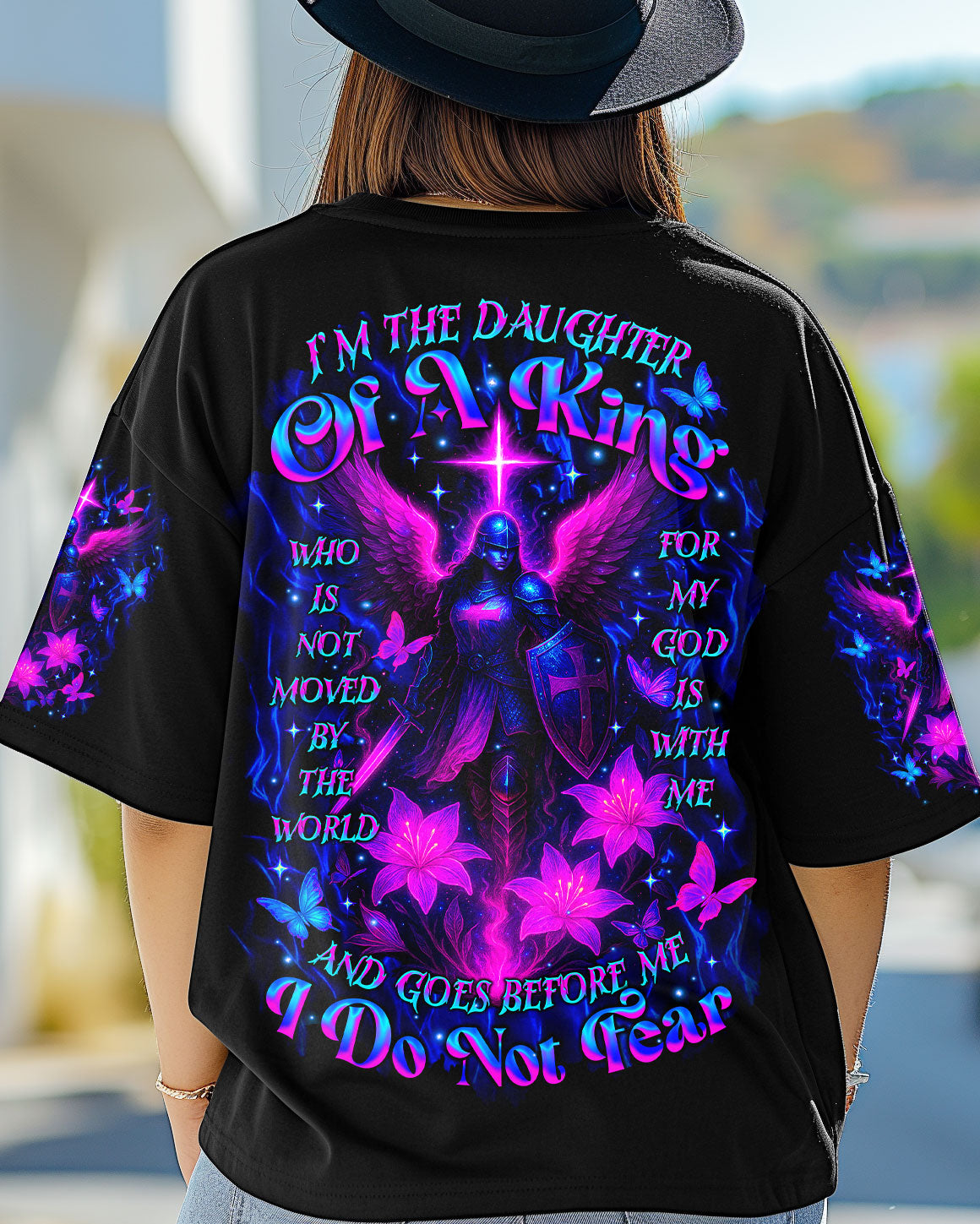 I'm The Daughter Of A King Warrior Women's All Over Print Shirt - Tltr2307254