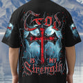 God Is My Strength Men's All Over Print Shirt - Yhln1903253