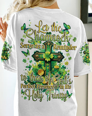 God's Perfect Presence Patrick's Day Women's All Over Print Shirt - Tytd1501241