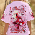 I Believe There Are Angels Among Us Cardinal Women's All Over Print Shirt    - Tlnt1303252