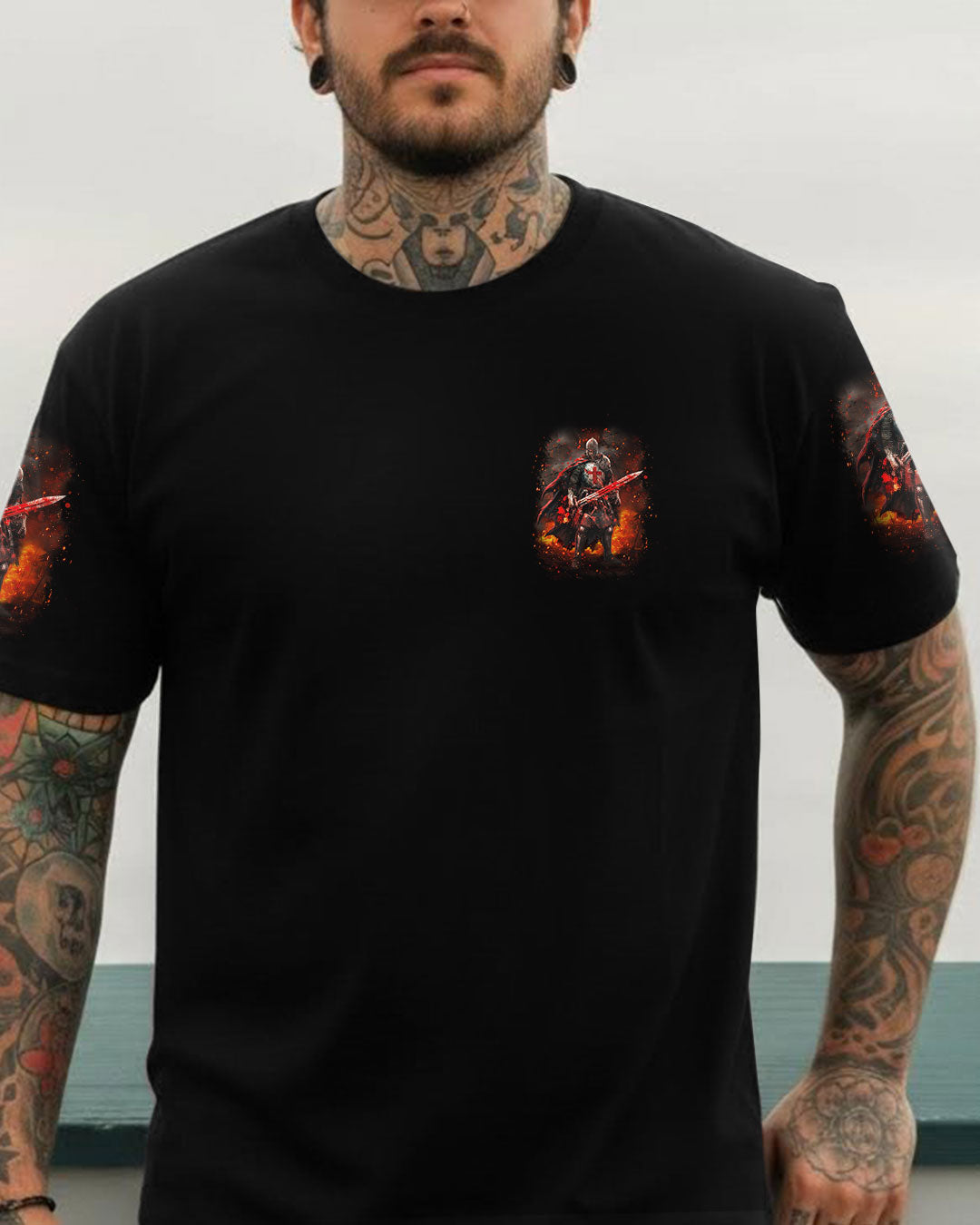 A Warrior Of Christ Men's All Over Print Shirt - Yhhn2411252