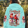 Cardinals Appear When Loved Ones Are Near Women's All Over Print Shirt - Tlnt0201251