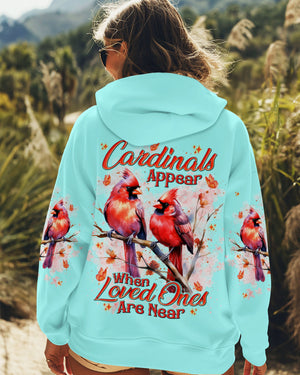 Cardinals Appear When Loved Ones Are Near Women's All Over Print Shirt - Tlnt0201251