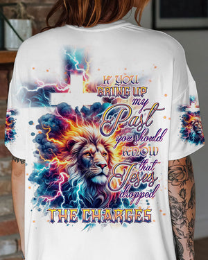 Jesus Dropped The Charges Lion Women's All Over Print Shirt - Tlnt3007242