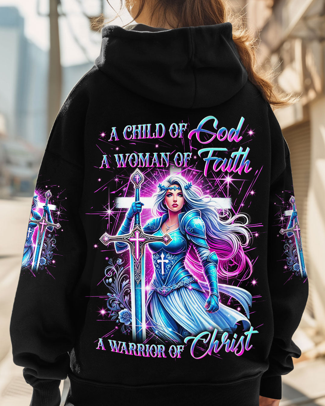 A Child Of God A Woman Of Faith Women's All Over Print Shirt - Yhln1701253
