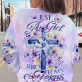 Just A Girl Who Loves Jesus Women's All Over Print Shirt - Tltr1110236