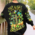 Not Lucky Just Really Blessed Patrick's Day Women's All Over Print Shirt - Tltr0301244