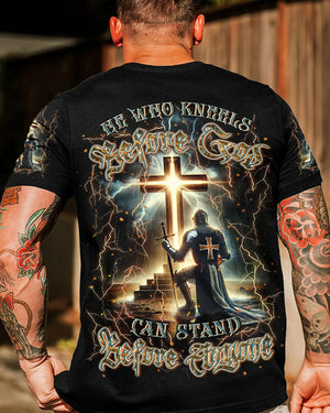 He Who Kneels Before God Warrior Men's All Over Print Shirt - Yhln2208243