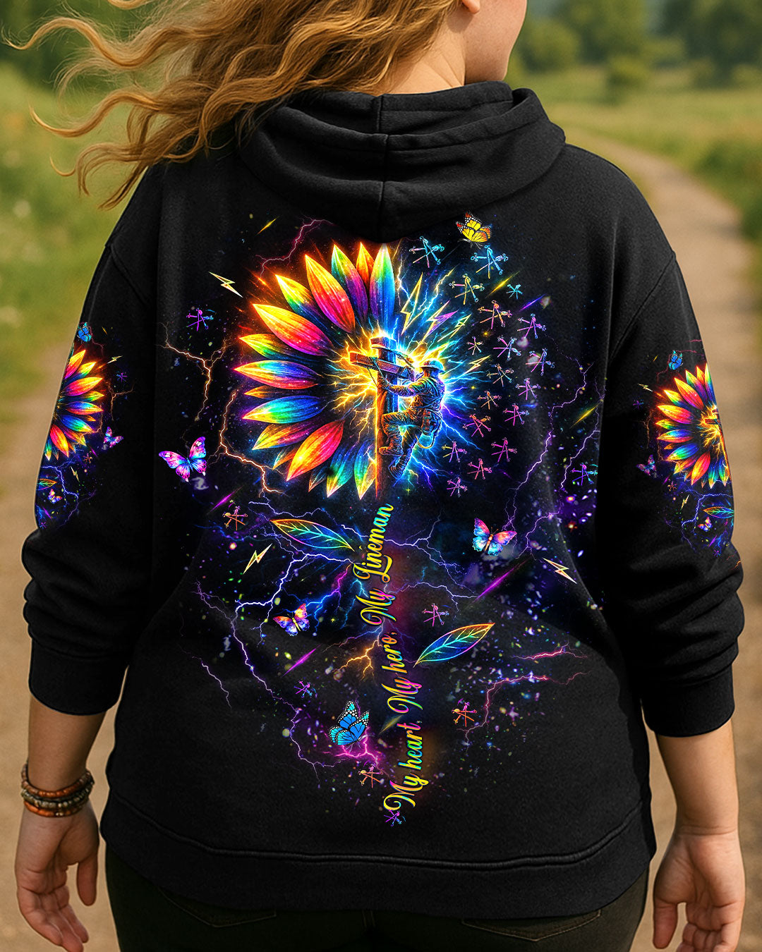 MY HEART MY HERO MY LINEMAN ALL OVER PRINT - YHLT3107252