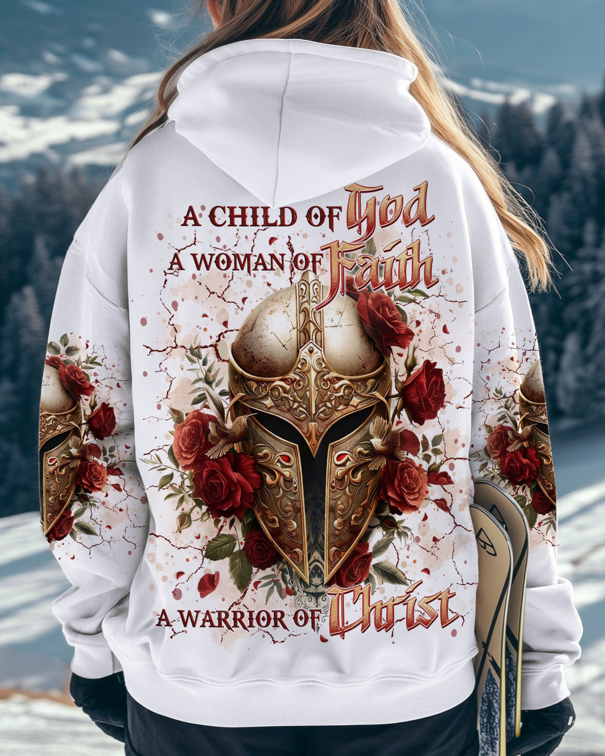A Child Of God A Woman Of Faith Women's All Over Print Shirt - Tlno1909243