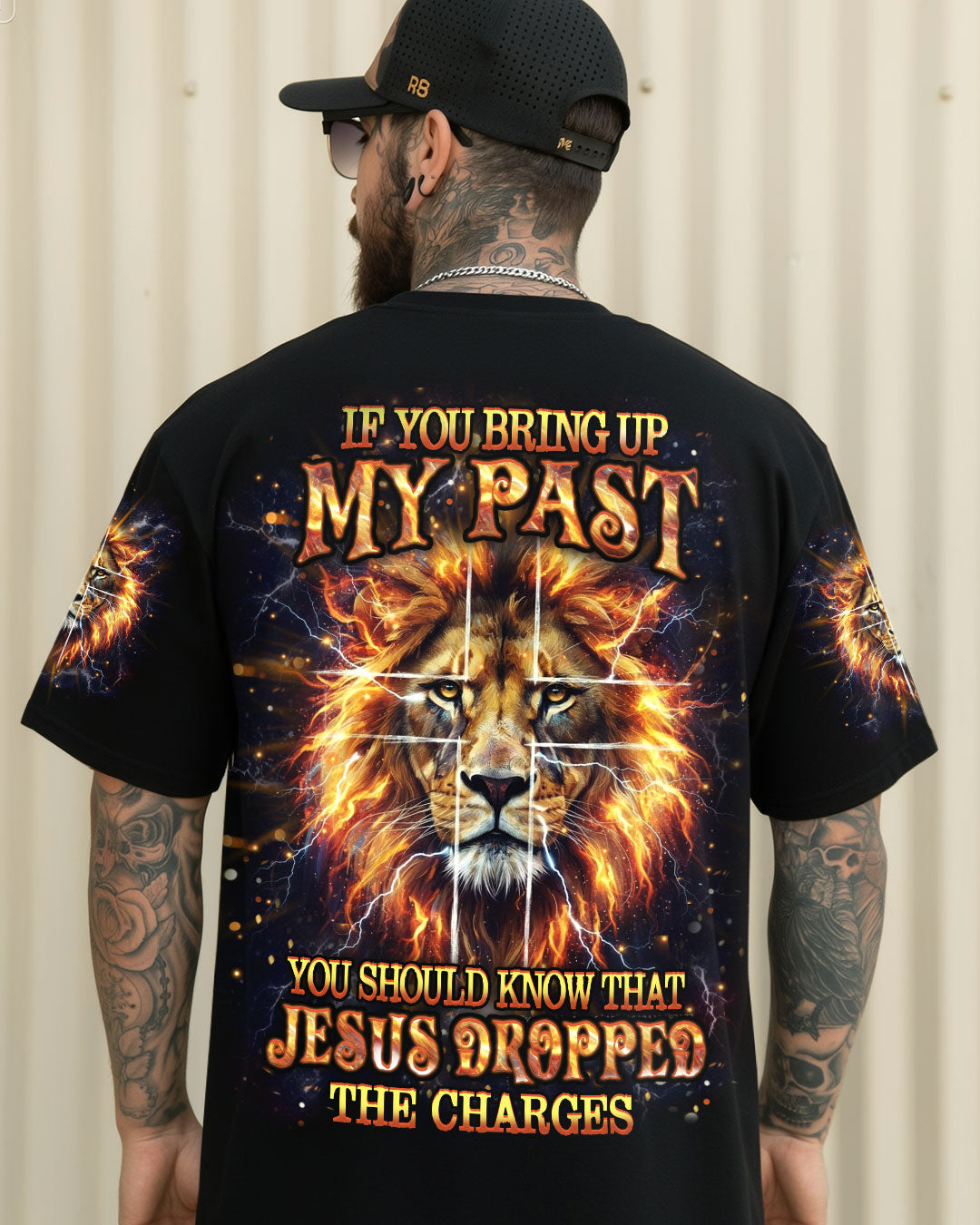 Jesus Dropped The Charges Lion Men's All Over Print Shirt - Yhhn0112251