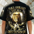 Take Courage It Is I Lion Jesus Men's All Over Print Shirt - Yhhn1911252