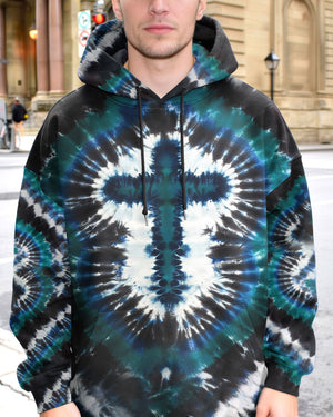 Tie Dye Cross Men's All Over Print Shirt - Yhhn1912252