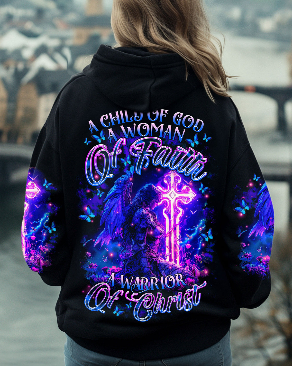 A Child Of God A Woman Of Faith Warrior Women's All Over Print Shirt  - Tltr2210245