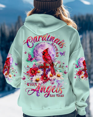 Cardinals Appear When Angels Are Near Women's All Over Print Shirt - Tltw2001252