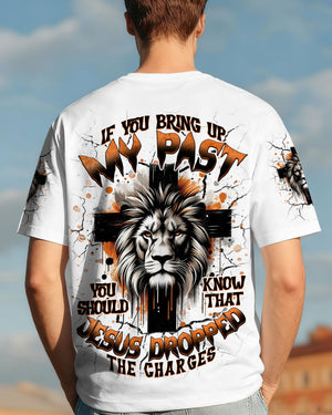 Jesus Dropped The Charges Lion Men's All Over Print Shirt   - Tlnt0710252