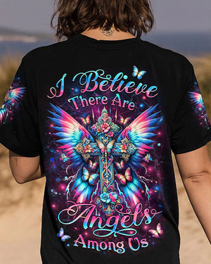 I Believe There Are Angels Among Us Women's All Over Print Shirt - Yhlt1512234