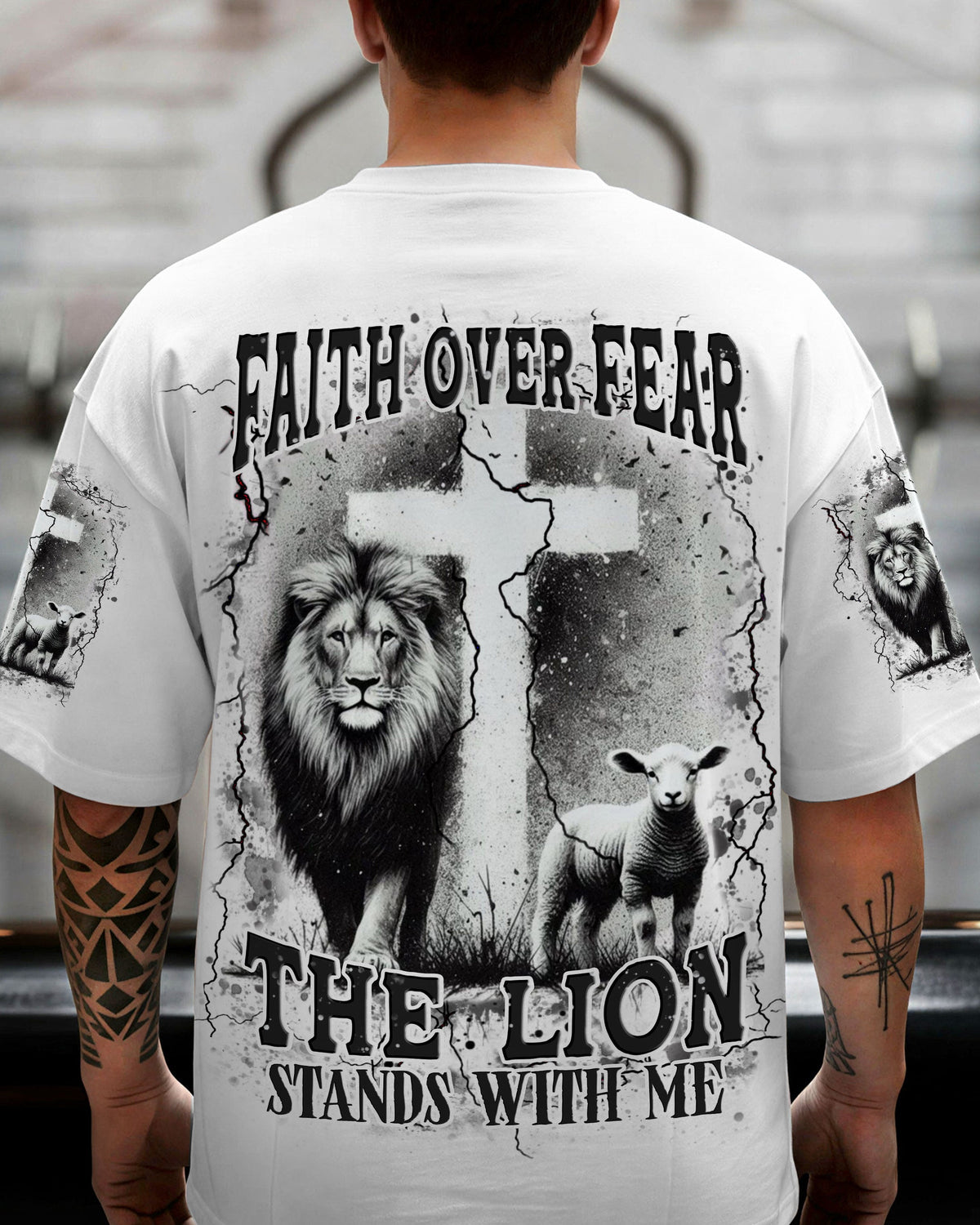 Faith Over Fear Men's All Over Print Shirt - Yhhn0512252