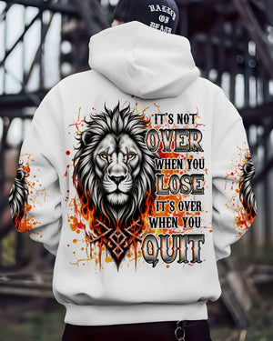 It's Not Over When You Lose Lion Men's All Over Print Shirt - Tltr1809252