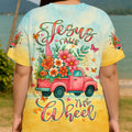 Jesus Take The Wheel Women's All Over Print Shirt - Yhlt2006253