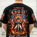 A Warrior Of Christ Wings Men's All Over Print Shirt   - Tlhn1603261