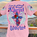 I Can Do All Things Through Christ Wings Women's All Over Print Shirt - Tlnt0707232