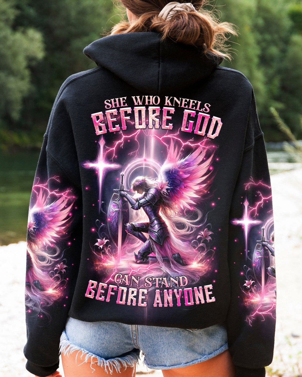 She Who Kneels Before God Women's All Over Print Shirt - Tltr2211233