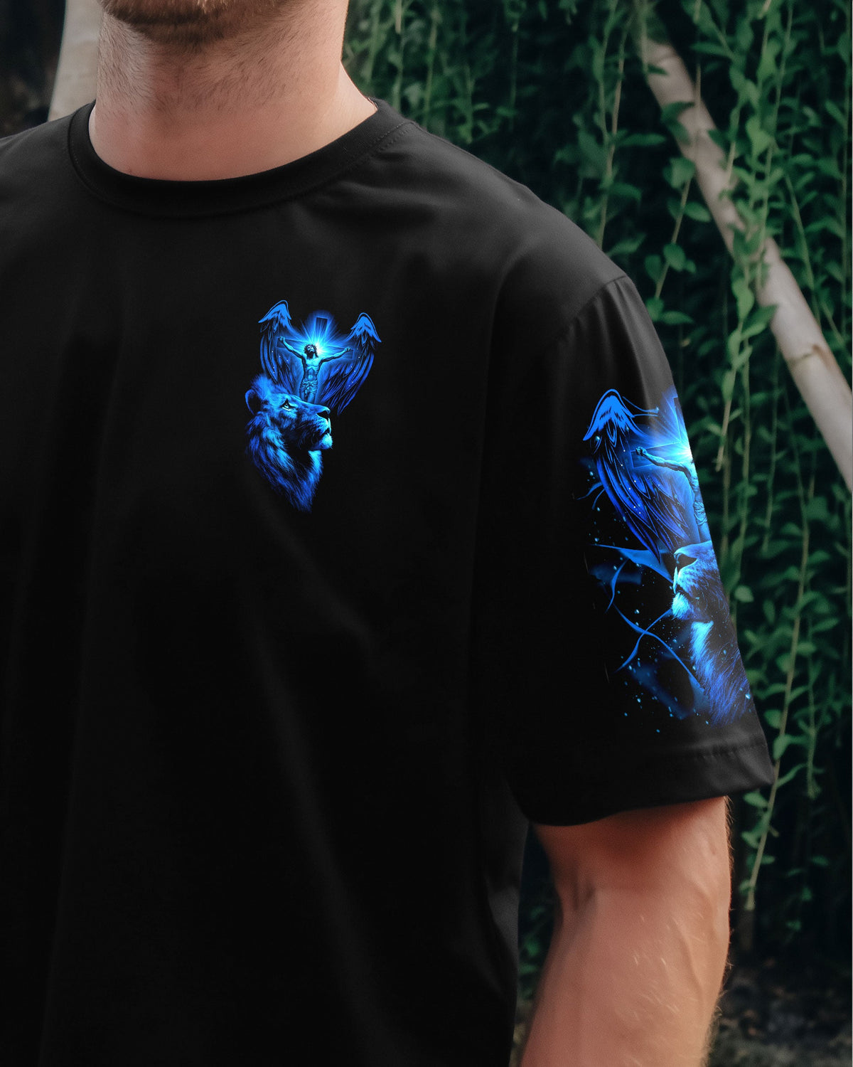 Jesus Dropped The Charges Lion Men's All Over Print Shirt  - Tltr2608251