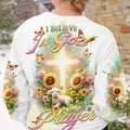 I Believe In God Lamb Cross Women's All Over Print Shirt - Tltr2711231