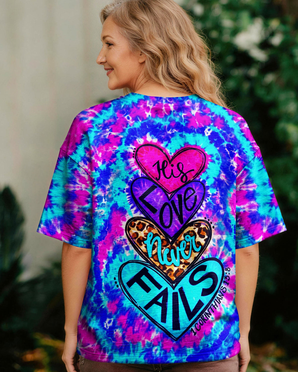 His Love Never Fails Women's All Over Print Shirt  - Tlnt1804261