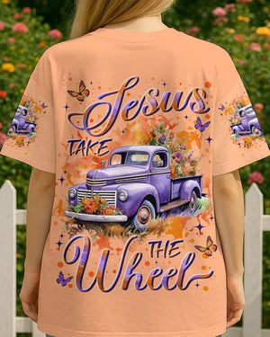 Jesus Take The Wheel Women's All Over Print Shirt - Yhln1109253