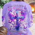You Can't Break A Woman Cross Wings Purple Women's All Over Print Shirt - Tltr3101241