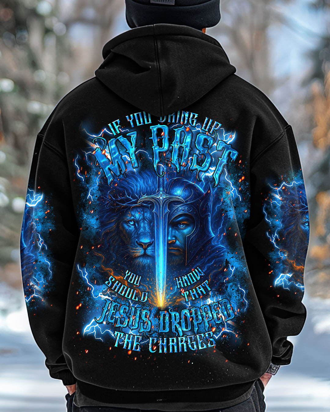 Jesus Dropped The Charges Lion Warrior Men's All Over Print Shirt - Tltr2706252