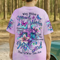 Way Maker Miracle Worker Cross Lilies Women's All Over Print Shirt   - Tltr0206254